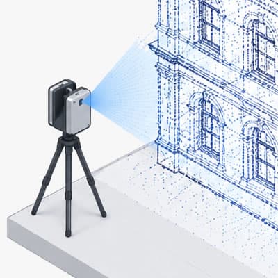 Laser scanning survey