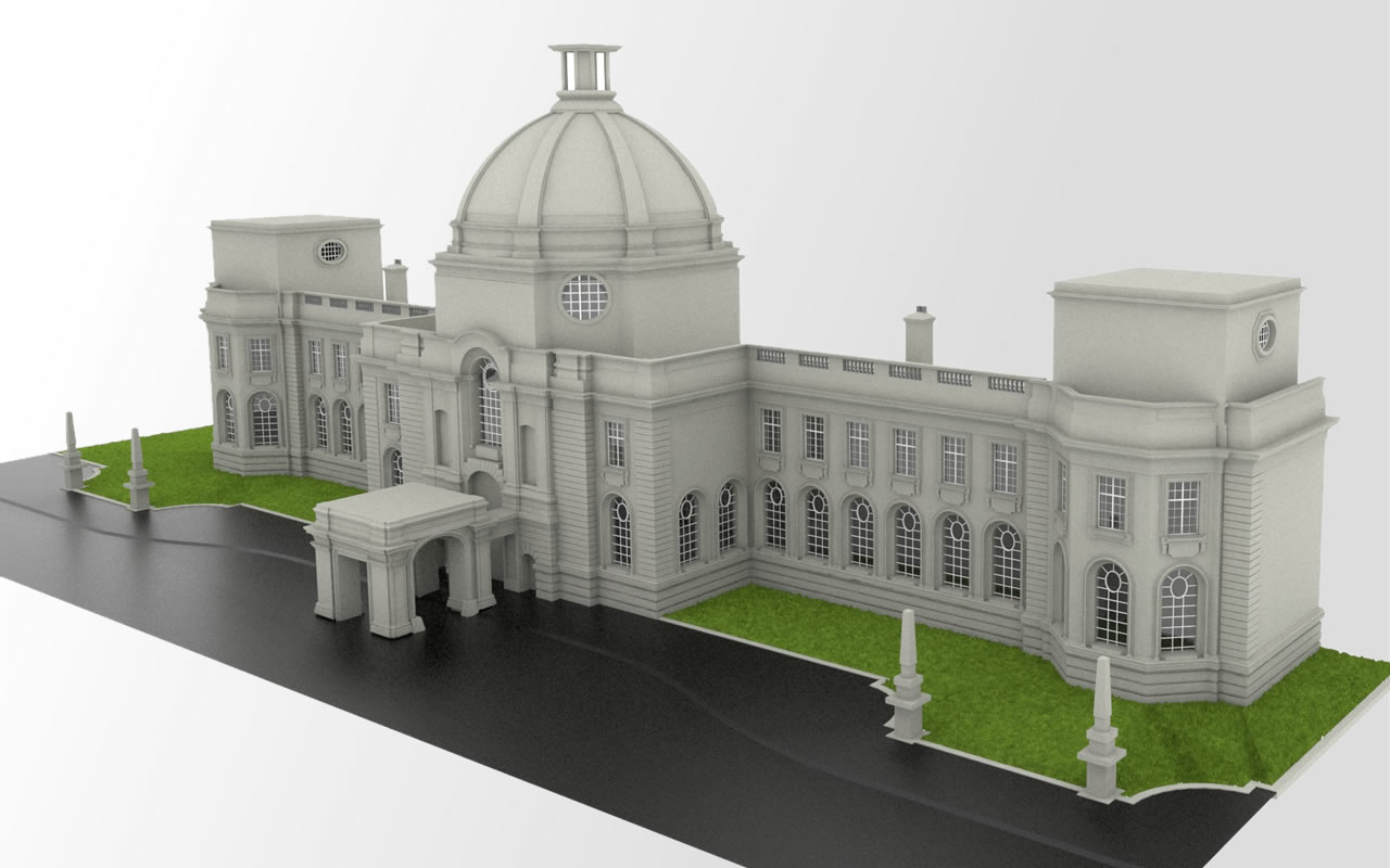 Cardiff City Hall Elevation - Revit Survey