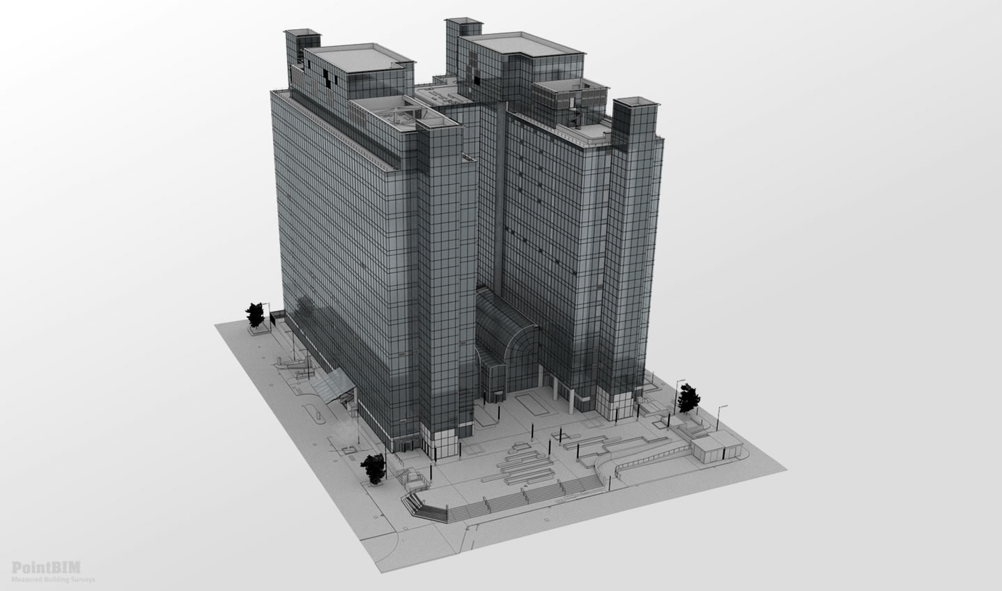 Harbour Exchange, Canary Wharf, London - Scan To BIM