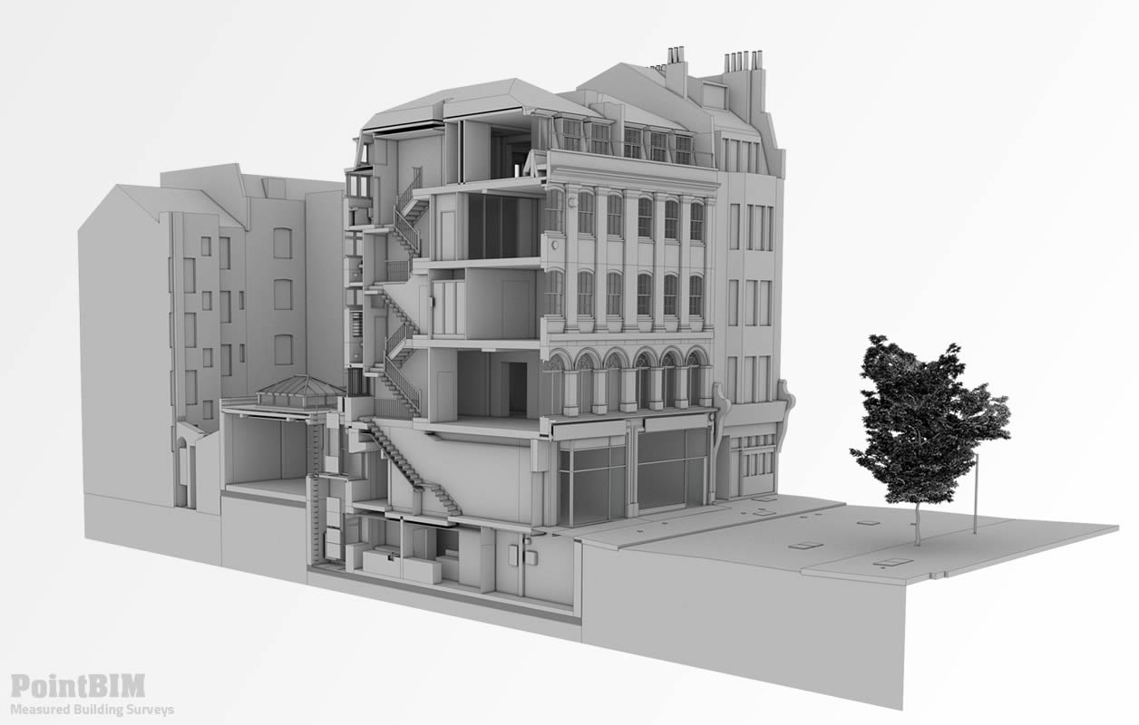 Great Portland Street, London - Scan To BIM