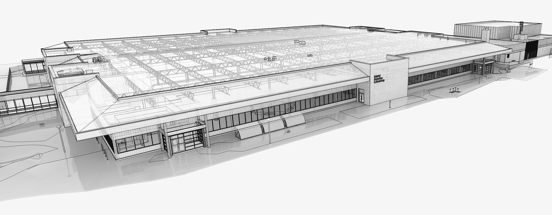 Scan to BIM of 34–36 Bedford Square, Bloomsbury London WC1B – full-colour laser scan and Revit model of three Georgian townhouses for refurbishment and conservation