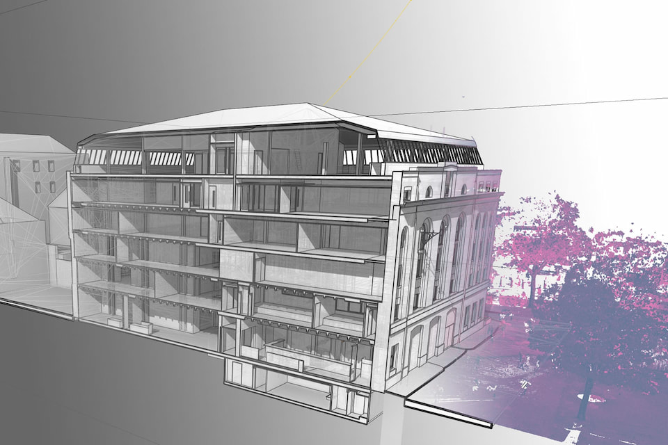 Scan to CAD London survey drawing