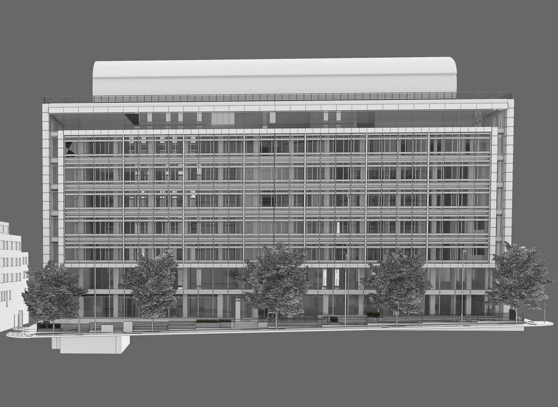 Scan to BIM model of 210 Pentonville Road, King’s Cross, London – Revit model from laser scans for refurbishment and coordination